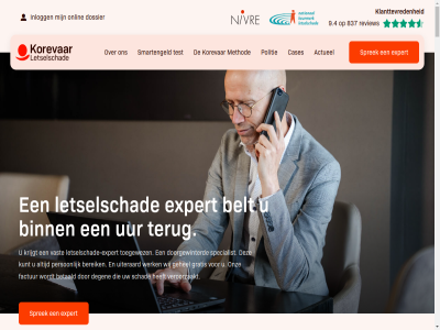 1 10/10 11.000 1999 2 2026 27 2908 4 7 700 837 9 9.4 9/10 aangebor aanrad aanrijd actueel advies af afgerond afgestemd algemen allen ander anoniem antwoord ard auto bedrag begin behulpzam bekijk belangenbehartiger bell belt bereik bericht betaald betaalt betrok betrouw bewez bijstand binn bjorn breekt brox buitenland capell cases communicatie contact contactformulier contactperson daarbij deg dekking den direct disclaimer doe doorgewinterd doorpak dossier duidelijk duizend dwarslaesie e e-mailadres echt een eenvoud eind emotionel erg ervar expert factur fiet gebeld gebet gebeurd gebeurtenis gedeelt gehad gehel geholp gelukk geregeld gesteld geweld gezegd gezin goed gratis grip handig hebt heftig hel help hersenletsel herstel heup hielp hijma hond hulp ijssel info@korevaarletselschade.nl ingrijp inlogg inschakel jar jop jullie kijk klachtenregel klant klanttevred klar komt kop korevar kort kost kreg krijg krijgt kundig kunt laagdrempel landelijk lat les letsel letselschad letselschade-expert letselschadeadviseur letselschadezak lev levenslang licht liever llb loopt lp luister maakt mailadres mariek mariet medisch meemak meest mens mes method mevrouw moeilijk mog monique n nah nam nauw navigatie neemt nef nivr nodig ongeluk ongeval onlin ontdek ontdekt onverwacht onz opgelop opnem oppakt optionel overkomt partner passend past person personenschad politie prettig privacybeleid proces rail recht register register-expert review rietban sam schad schadebedrag schadevergoed schuld scooter sind situatie situaties slachtoffer slimm smartengeld snel soortgelijk specialist sprek stan stap stappenplan stat stel strategie studie succesvol tegenpartij terug test tevred thuis toegewez tol uiteraard uitleg uitstek uur vakkund vast veelgesteld verder vergoed verloopt veroorzaakt verplicht verstur verwond verzekerar via vindt visual volled vooraf voorwaard vrag vreeswijk vul waarder waarom war we websit weg welk wer werk wij wilt word z zegg zeker zer zien ziet zodat zorg zorgt
