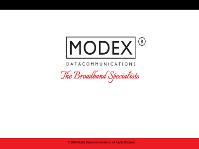 2026 all broadband datacommunication modex reserved right specialist the