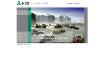 15 2009 copyrigth deutsch drain drainag english enter francais hds holland innovatie jar nederland system