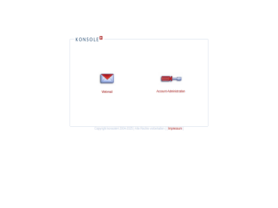 -2025 2004 account account-administration administration all copyright impressum konsoleh login recht vorbehalt webmail