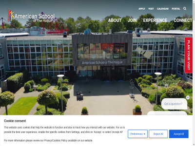 +31 0 10 200 22 2241 24 512 60 70 about accept all also american and apply availabl best bx by calendar carer child click connect consent contact content cookie cookies enabl experienc facebok finalsit for from function hague help hom how information instagram interact join linkedin main map mor netherland new on open or our plan pleas policy portal powered preferences privacy privacy/cookies protection provid reject review rijksstraatweg schol search select setting sit skip specific t that the this to tour track us user uses visit wassenar websit window/tab with you your youtub