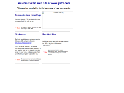 /login/ acces administrator and application both favorit follow ftp hint hom index.html login mov pag personaliz server sit sites the to url use user web websit welcom www.ijlstra.com www.ijlstra.com/login/ your