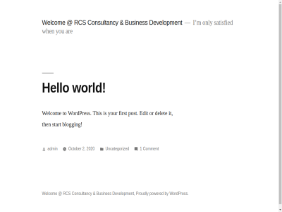 1 2 2020 admin are blogging busines by comment consultancy content delet development edit first hello i it m october on only or post posted powered proudly rcs satisfied skip start then this to uncategorized welcom when wordpres world you your