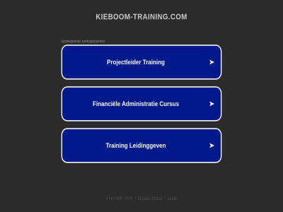 2024 copyright kieboom-training.com legal policy privacy