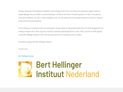 bert grag hellinger institut lonis ontmoet trainingwork yvonn