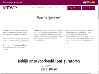 +31 0 0088 2026 2d 303 3d 73 agent all allen bekijk beter cloud cms complet configurator configurer contact correct cpq crm customer dealer demo direct draait eenvoud enkel erp ervor gebouwd happy hom info@qmaze.nl integratie klant klantspecifiek krachtig laatst les library maakt manier meertal minut nieuw nlnl offert offertes onz oploss opstell perfect prijs product qmaz referenties reserved right sit tijd u-zelf verkop volled voorbeeld vrag webgebaseerd websales zorgt