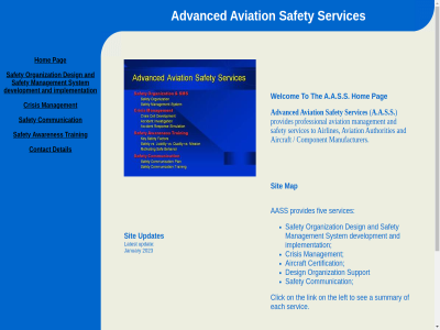 2023 a a.a.s.s aas advanced aircraft airlines and authorities aviation awarenes certification click communication component contact crisis design detail development e e-mail each fiv hom implementation january latest left link mail management manufacturer map on organization pag professional provides safety see servic services sit summary support system the to training updat updates us welcom