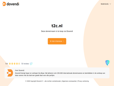 2026 250.000 50 9.4 algemen all beher bemiddel brengt copyright deal doel domeinnam dovendi elkar goed interes international kop koper nam nederland partij privacy recht review ruim t2c.nl verklar verkop verkoper via voorbehoud voorwaard we