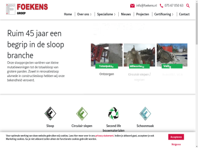 -22371032 050 06 075 24 27 3 45 63 67 7 accepter akkoord algemen allen alsmed amsterdam b.v begrip bekend bereik beschik beveiligd bouwmaterial branch calamiteit certificat certificer circulair constructieslop contact cookies cultur dag foeken functionel ga gat gebruik gebruikt googl groenhov groter hierop hom indien info@foekens.nl ipsis iso9001 jar klein ladder les lif market mutatiewon nieuw onz optimal pand per policy privacy project recaptcha referenties renovatieslop ruim safety schoonmaakbedrijf schoonmak second sit sitemap sloopbranch sloopcombinatie sloopproject slop sluispolderweg specialism statement svms007 telefoonnummer toepass totaalslop tred uur varier vca verklar veroverd verstur vind volg volgend voorwaard we webdesign websit weiger wek werking wij zowel zull