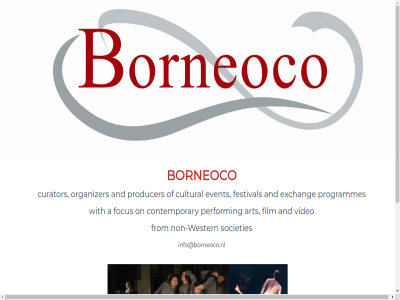 a and art borneoco contemporary cultural curator event exchang festival film focus from hom info@borneoco.nl non non-western on organizer perform producer programmes societies video western with